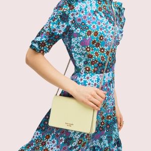 Kate Spade chain wallet in Sorbet